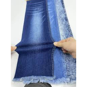 Tissu en denim tricoté en coton, polyester et élasthanne - Product Image 2