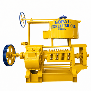 Máquina Prensa de Aceite Automática Comercial GOPAL de 15 HP, Equipo de Extracción de Aceite Multisemillas de 200 kg/h para Mostaza, Soja, Sésamo y Semillas de Trigo - Product Image 1