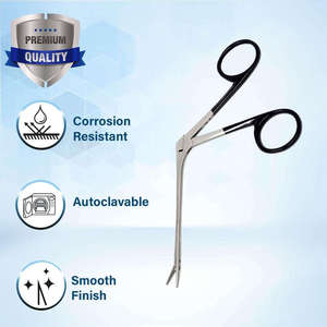 Pinces micro-auriculaires en acier inoxydable, pinces ORL pour adultes, certifiées CE et ISO par le secteur chirurgical - Product Image 2