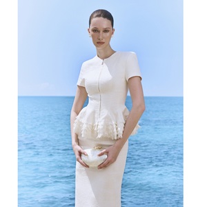 Falda Midi de Cintura Alta para Mujer, con Adornos, Hecha a Mano, de Lino Premium con Detalles Deshilachados, Falda Casual para Mujer - Product Image 3