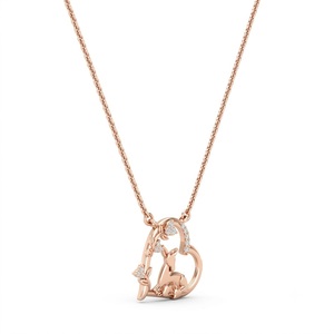 Colgante de Lujo con Corazón de Ciervo y Moissanita, Plata de Ley 925, Amuleto de Animal con Circonitas, Joyería para Mujer, Regalo de Aniversario - Product Image 5