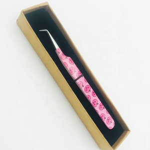 Pinzas para Extensión de Pestañas con Impresión Personalizada, 90 Grados, Recubrimiento de Papel, Acero Inoxidable, Marca Privada, Punta de Fibra, Probadas a Mano - Product Image 5