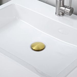 Tappo di Scarico per Lavabo in Acciaio Inox 304 Senza Troppopieno - Product Image 4