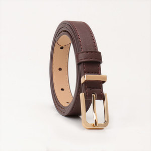 Stylish Formal Cow Hide Leather Polo Belt with Copper Buckle Trendy Animal Print Fashion Belt for Men and <b>Women</b> - Product Image 1