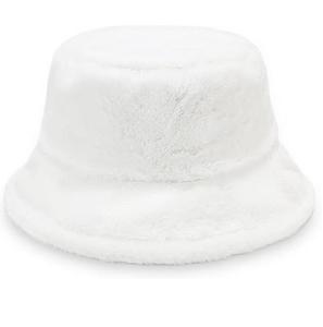 SIDDIQUI HOSINEX Nuevo Sombrero de Pescador para Mujer 2024, de Piel Sintética, Laminado, Casual, de Felpa, Sin Costuras, Lavado, Desgarrado, con Lazo, para Invierno - Product Image 3