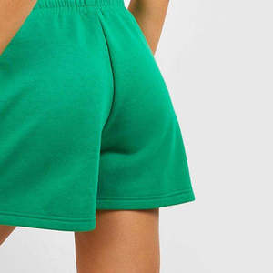 Women's 2025 Spring Hot Shorts Chic Vintage High Waist <b>Elastic</b> <b>Belt</b> Casual Short Pants New Fashion Printed Worsted Shorts - Product Image 4