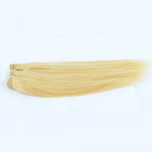 Mèches lisses naturelles blondes 613 avec Frontal Closure 7x7, livraison directe, Extension de cheveux péruvienne avec dentelle, échantillon gratuit - Product Image 5