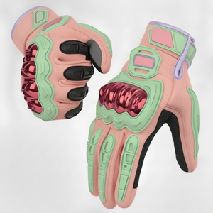 All Seasons <b>Touchscreen</b> Off-Road Motorcycle <b>Gloves</b> Anti-Fall Anti-Collision Cross Pattern for Summer Motocross - Product Image 1