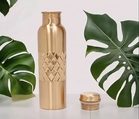 Bouteille isotherme en cuivre anti-fuite, réutilisable, avec bouchon anti-fuite, gourde de voyage pour l'eau potable, haute qualité