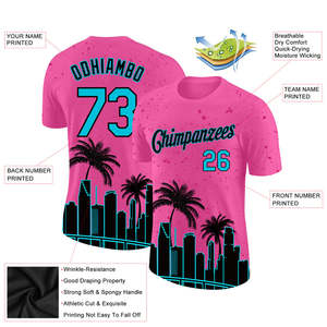 Fashion Sublimation Shirts Durable Polyester Crew Neck Custom Apparel Lightweight Breathable OEM ODM Factory Supplier - Product Image 2