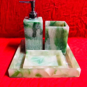 Juego de Accesorios de Baño de Resina de Lujo Moderno con Estilo de Ángel para Hogar, Hotel u Oficina, Diseño Hermoso - Product Image 6