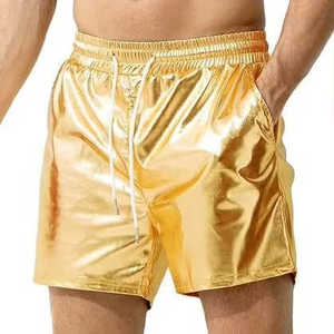Pantalones Cortos Cargo de Lona y Cuero para Hombre, Cintura Media, con Cordón, Transpirables, Impermeables, Ecológicos, de Secado Rápido, con Bolsillos, Cortos - Product Image 1