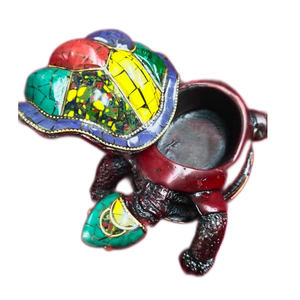 Nouvelle Arrivée : Sculpture de Tortue en Résine à Thème Bouddhiste pour le Nouvel An - Décoration Délicata - Product Image 2