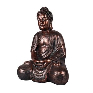 Escultura de Buda Zen de 16.1 Pulgadas para Interiores/Exteriores, Elegante Estatua para Decoración del Hogar, Patio, Terraza o Jardín - Product Image 3