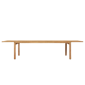 Minimalist <b>Outdoor</b> <b>Dining</b> <b>Table</b> Solid Teak <b>Extendable</b> Slatted <b>Table</b> Modern Design Durable Weather Resistant Hotel Furniture - Product Image 4