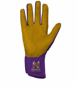 Gants de frappe de baseball en cuir Cabretta sur mesure NOVERA INDUSTRIES, adhérence professionnelle, fermeture auto-agrippante, légers - Product Image 6