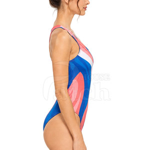 Traje de Baño de Una Pieza de Diseño para Mujer, Traje de Natación con Estampado Personalizado, Tejido Atlético de Secado Rápido, Ropa Deportiva para Playa, Piscina y Entrenamiento - Product Image 5