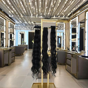 8-30 pouces 100% Vierge Remy Cheveux Humains Cuticules Alignés Brésiliens et Indiens Deep Wave Weave Bundles - Product Image 1