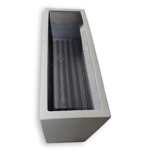 <b>Rectangular</b> Fiberglass Planter 5L Vietnam Modern Minimalist Design DALFSEN 65 Weather Resistant UV-Protected <b>Flower</b> Planters - Product Image 4