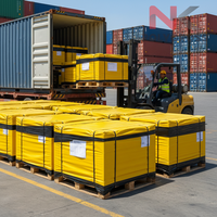 Bâche en polyéthylène de qualité supérieure pour l'exportation, doublement laminée, résistante aux intempéries, haute résistance, protection pour la construction et le transport de marchandises