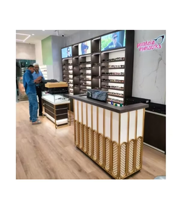 Premium Optical Showroom Interior Decoration Modern Design Elegant Spectacle <b>Display</b> Rack <b>Wall</b> Mounted Glasses <b>Display</b> Furniture - Product Image 2