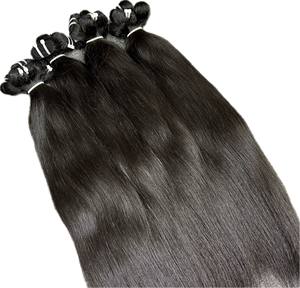 Paquets de cheveux crus vietnamiens vierges de couleur claire de qualité de luxe Extensions de cheveux respectueuses de la teinture - Product Image 6