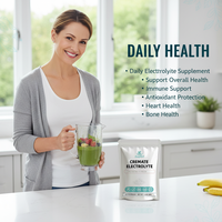Kangherb OEM/ODM Poudre d'électrolytes naturelle hydratante Soutien quotidien à la santé Qualité alimentaire Sans sucre Supplément végétarien Adulte