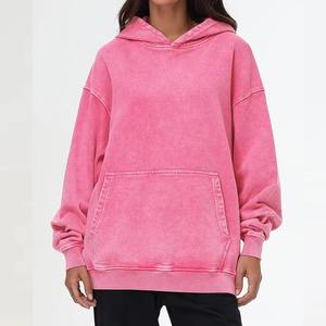 Sudaderas con capucha para mujer, cómodas, antibacterianas, de alta demanda, con lavado ácido, antipilling, de secado rápido, últimas novedades en sudaderas con capucha para mujer con lavado ácido. - Product Image 1