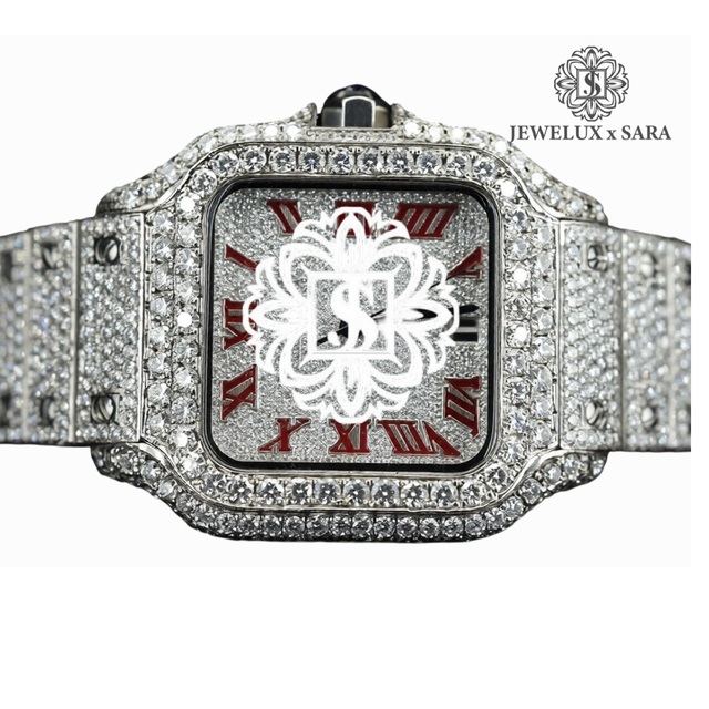 Excellent Quality VVS Moissanite Rose Gold Diamond Watch Full for Business Wear and High Fashion Looks Available for Sale