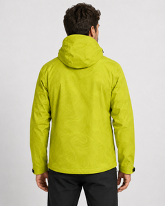 Custom <b>Men</b> Rain <b>Jacket</b> <b>Waterproof</b> <b>Lightweight</b> Hooded Windbreaker with <b>Breathable</b> Fabric Zipper Pockets Rain <b>Jackets</b> - Product Image 4