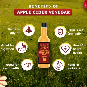 Le vinaigre de cidre de pomme Dabur Himalayan contribue à maintenir les niveaux de lipides et favorise la santé digestive - Product Image 6