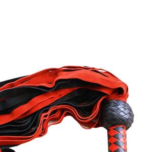 Fouets en cuir HMB-510A BDSM fessée modèle fouet noir pour adultes pour vêtements - Product Image 3