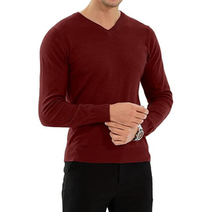 Men's Winter Viscose/Cotton Cable Knit <b>Pullover</b> <b>Sweater</b> Crew Neck Full Sleeve Solid Color Warm Anti-Pilling Front Logo - Product Image 5