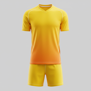 ชุดฟุตบอลยูนิเซ็กซ์พร้อมกางเกงขาสั้น Eco Fusion Elite ชุดสองชิ้น ชุดกีฬาฝึกซ้อมฟุตบอลแบบยั่งยืน รับผลิตตามแบบ OEM - Product Image 1