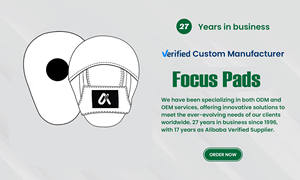 Almohadillas de Entrenamiento de Cuero para Boxeo y Kickboxing - Logotipo Personalizado, Protección Ecológica, Fabricación en Fábrica - Product Image 4