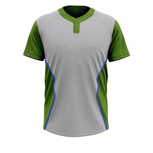 Conjuntos de Uniformes de Béisbol/Sóftbol para Adultos, Ropa Deportiva Transpirable de Manga Corta, Estampada, Tallas Grandes, Personalizable OEM - Product Image 2