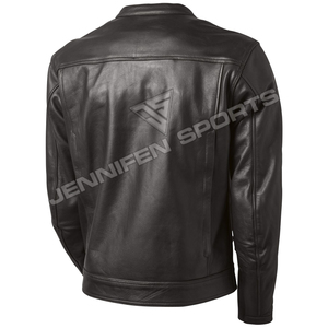 Leather Motorcycle <b>Jacket</b> For Men Black Leather <b>Jacket</b> with CE Armor Water Resistant <b>Biker</b> <b>Jacket</b> Windproof - Product Image 6