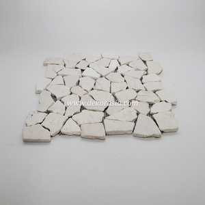 Mosaico Moderno de Piedra Natural Blanca, Adoquín, Guijarro para Decoración del Hogar, Suelo de Jardín, Venta al por Mayor - Product Image 5