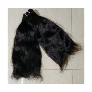 12A Unprocessed Raw Remy Double Drawn Indian & Brazilian Human Hair Bundles <b>Cheap</b> 100% Virgin Hair Weaving Yiwigs 100g - Product Image 5