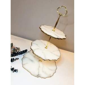 RR ENTERPRISES Artisan Resin <b>Cake</b> Stand From India for Elegant <b>Cake</b> and Pastry Display Premium <b>Cake</b> <b>Tools</b> - Product Image 4