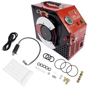 Compresor de Aire de 3 Etapas, 220V 110V 12V DC, 350W, 30mpa/4500psl, Rojo, Categoría de Producto - Product Image 2
