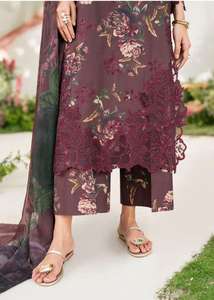 Conjunto de 3 Piezas de Salwar Kameez para Mujer de India y Pakistán - Ropa Casual Étnica con Tela de Lino Sin Arrugas - Product Image 4