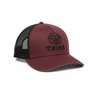 Gorra de Béisbol Personalizada 2026 con Logotipo Bordado en 3D, Naranja y Negra, de Malla, Estilo Trucker, Ajustable, Fabricante OEM - Product Image 4