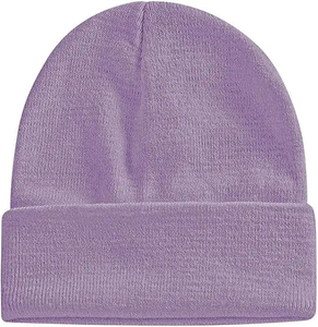 Gorros de Punto Casuales Transpirables e Impermeables de Mezcla de Algodón Acrílico de Alta Calidad, Gorros Ajustables Cálidos de Moda para Invierno - Product Image 4
