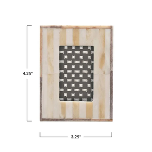 Wholesale Square Vertical Bone Inlay Photo <b>Frame</b> Handcrafted Customized <b>design</b> <b>Wall</b> Mount Memorial Keepsake Gift products - Product Image 4