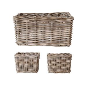 Multi-Purpose Handmade Natural Rattan Modern Eco-Friendly <b>Storage</b> Basket Set with Customizable Logo for Home & Kitchen Use - Product Image 1