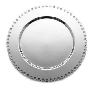 Assiette de présentation moderne en métal pour mariages, événements, restaurants, hôtels, complexes hôteliers, banquets, décoration de table. - Product Image 1
