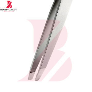 Pinzas de Acero Inoxidable de Grado Profesional para Cabello Fino, Pinzas de Punta Inclinada Ultraprecisas para Cejas, Herramienta de Depilación Facial - Product Image 5