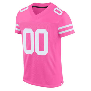 เสื้ออเมริกันฟุตบอลแบบใหม่ล่าสุด บริการ OEM ขายส่ง ออกแบบเองได้ ราคาถูก - Product Image 1