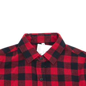 เสื้อเชิ้ตผ้าแฟลนเนลลำลองสำหรับผู้ชาย-ผ้าฝ้ายออร์แกนิค 100% ป้องกันรอยยับ ระบายอากาศได้ดี ย้อมเส้นด้ายแบบยั่งยืน ลายสก็อต แขนยาว - Product Image 3